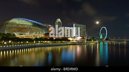 Esplanade, les Théâtres sur la baie, de Singapour, de l'Asie Banque D'Images