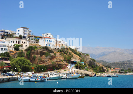 Port de Agia Gallini au sud de la Crète, Grèce Banque D'Images