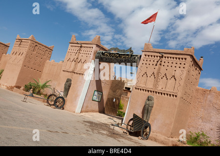 Musée du Cinéma à Ouarzazate, Maroc Banque D'Images