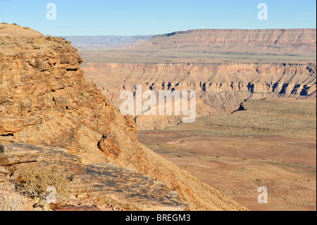 Fish River Canyon, Namibie, Afrique Banque D'Images