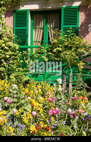 Maison de Claude Monet, Giverny, musée près de Vernon, Normandie, France, Europe Banque D'Images