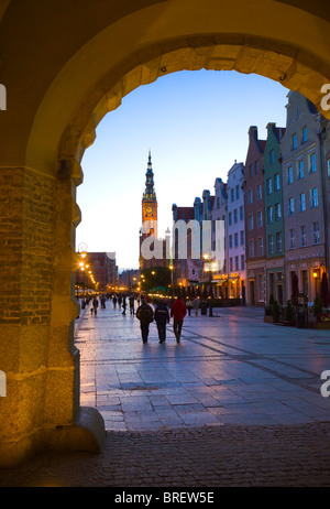 Vieille ville de Gdansk Banque D'Images