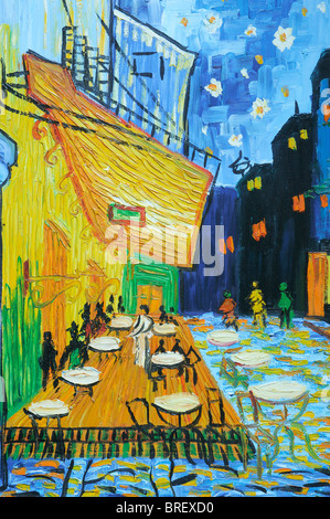 Détail d'une peinture de Vincent van Gogh Banque D'Images