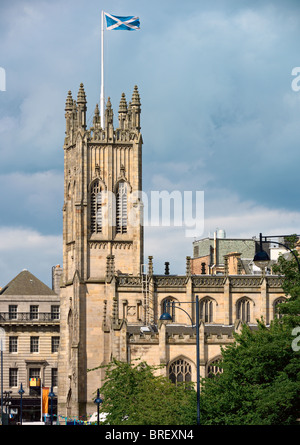 Eglise de St Jean l'Évangéliste, ou l'église Saint John's, Princes Street, Edinburgh, Ecosse, EH2 4BJ, depuis le sud. Banque D'Images