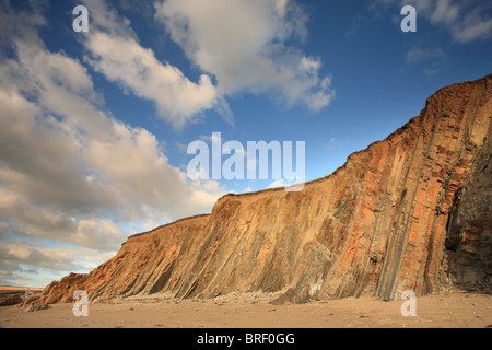 Cliffs à Widemouth Bay, North Cornwall, England, UK Banque D'Images