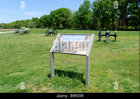 Pea Ridge National Military Park Arkansas Banque D'Images