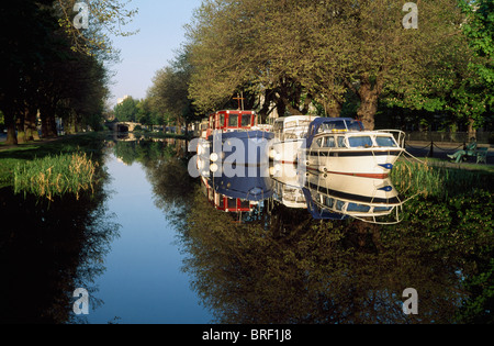 Le Grand Canal, Dublin, Dublin, Irlande Banque D'Images
