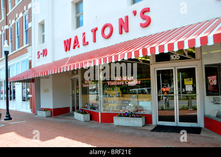 Centre des Visiteurs de Walmart Walton 5 et 10 Bentonville Arkansas Banque D'Images