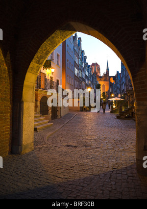 Vieille ville de Gdansk Banque D'Images