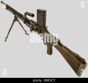 Armes à feu, FM ZB 'Kulomet', calibre 8 x 57, no 7321, réf. En 1927, marqué 'Ceskoslovenska-Zbrojovka-Akciovq-Spolecnosc-Brno.Zb.Vz26'. Exemple d'incomplet (marque la tête de culasse) qui se retrouva rateen dotation dans l'Armée Allemande hors de la Seconde Guerre mondiale. Première catégorie sous conditions générales, , Banque D'Images