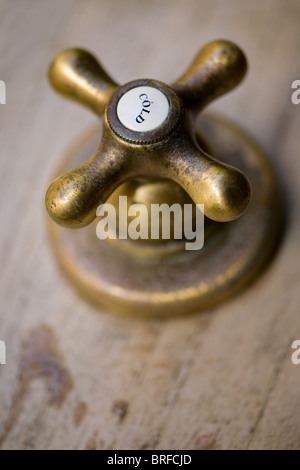 Froide du robinet Vintage Banque D'Images