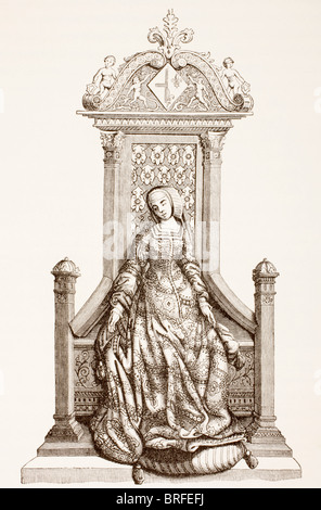 Louise de Savoie, 1476 - 1531. Noble français et regent, duchesse d'Auvergne et de Bourbon, duchesse de Nemours, et mère du roi François I. Banque D'Images