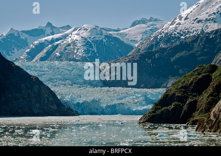 Glacier Sawyer fjord Tracy Arm Le passage de l'intérieur de l'Alaska États-Unis Banque D'Images