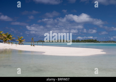 Dans les Îles Cook Aitutaki Banque D'Images