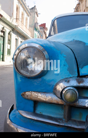 La HAVANE : voiture américaine classique Banque D'Images