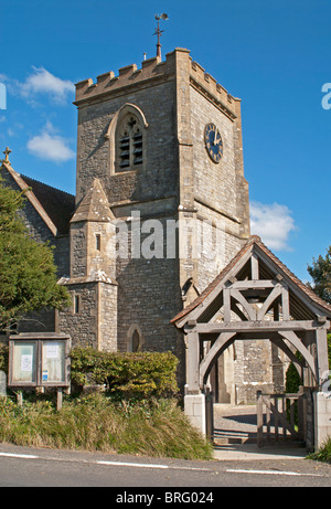 L'église Holy Trinity, Lulworth Ouest Banque D'Images