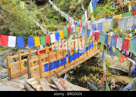 Burning Lake, Membartsho, Bumthang, Bhoutan. Banque D'Images