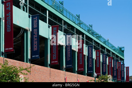 Extérieur de Fenway Park à Boston au Massachusetts. Banque D'Images