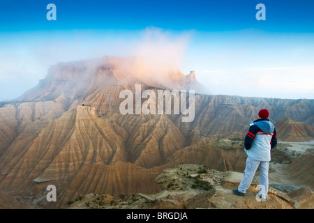 Bardenas Reales, Navarra, Espagne Banque D'Images