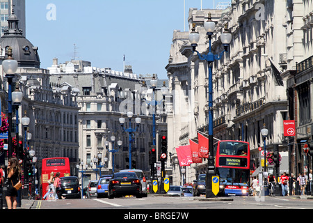 Regent Street, Londres, Angleterre Banque D'Images