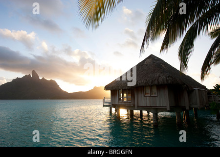 Bora Bora, Polynésie Française Banque D'Images