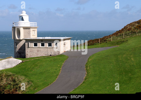 Bull Point Lighthouse Mortehoe North Devon England UK GO Banque D'Images