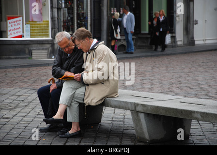 D'âge mûr les Pays-Bas Maastricht Banque D'Images