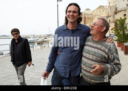 ©John Angerson Gabriel David préparer pour la fête de San Giuseppe, à Scopello, Sicile. Banque D'Images