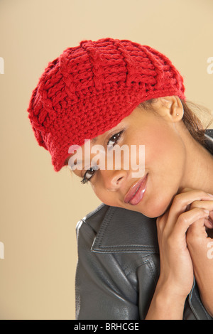 Portrait de jeune femme Banque D'Images