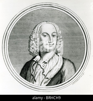 ANTONIO Vivaldi (1678-1741) compositeur Baroque Italien Banque D'Images