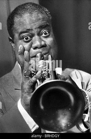 Le musicien de jazz Louis Armstrong (1960) Banque D'Images