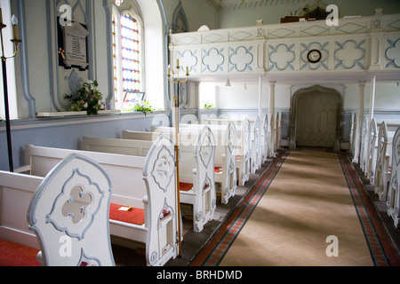 L'église de Saint Jean l'Evangéliste, Shobdon, Herefordshire Banque D'Images