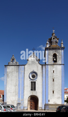 Église St Tiago, Torres Vedras, ville médiévale, Portugal Banque D'Images