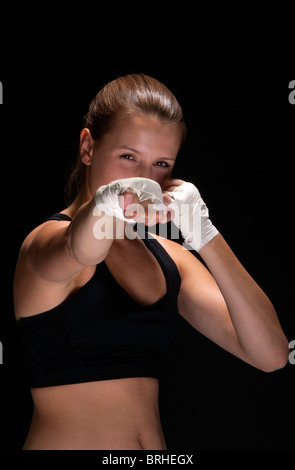 Portrait de Boxer Banque D'Images