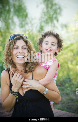 Mère et fille Banque D'Images