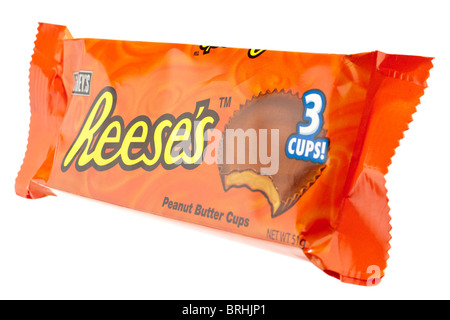 Orange sachet de Reeses Hersheys au beurre d'arachides chocolat Banque D'Images