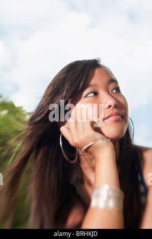 Portrait de jeune fille Banque D'Images