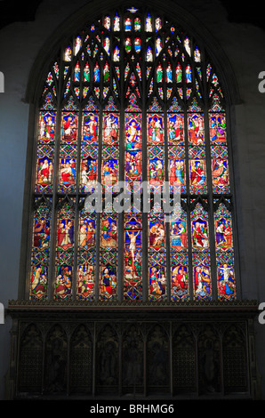 Chapelle St Nicholas King's Lynn vitrail. Banque D'Images