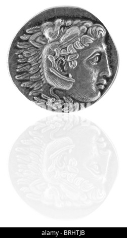 Alexandre le Grand le grec ancien Tetradrachm 315 av. Banque D'Images