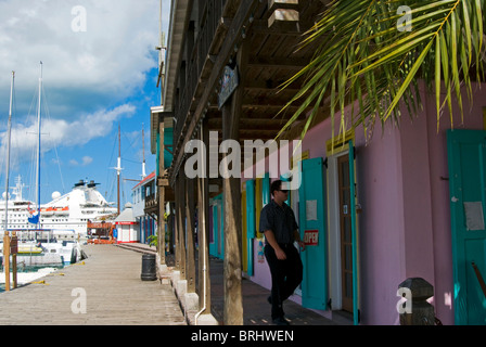 Zone Portuaire, St.John's, Antigua, Antilles, Caraïbes, Amérique Centrale Banque D'Images