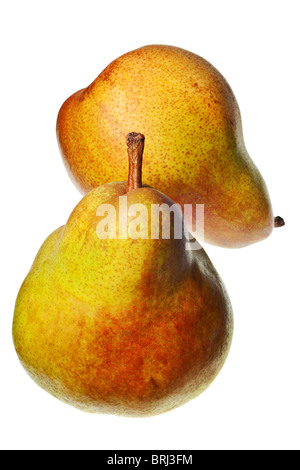 Poire isolé sur un fond blanc, pur Banque D'Images