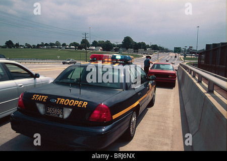 Delaware State Trooper, California, USA Banque D'Images