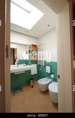 Salle de bains moderne et contemporain Banque D'Images