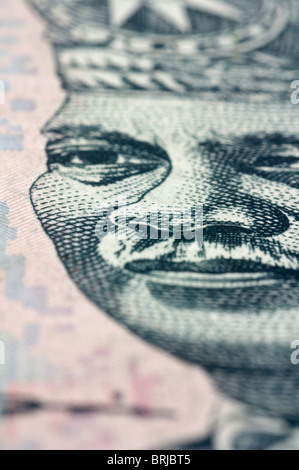 La malaisie, ringgit, Close up du RM50 Banque D'Images