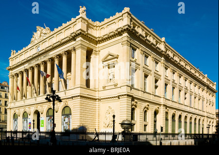 PALAIS DE LA BOURSE, l'AVENUE CANEBIÈRE, Marseille, FRANCE Banque D'Images