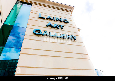 Avis de Laing Art Gallery dans le centre-ville de Newcastle, Angleterre du Nord-Est. Banque D'Images