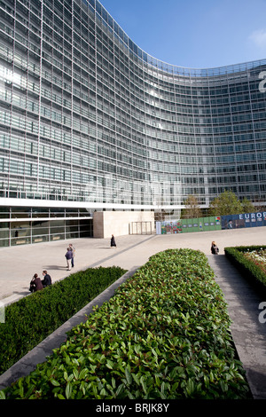 Le bâtiment Charlemagne, Berlaymont, Commission européenne, Bruxelles, Belgique. Photo:Jeff Gilbert Banque D'Images