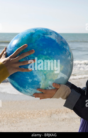 Concept de l'écologie, la protection de la terre Banque D'Images