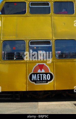 Métro Tramway Blackpool North Pier Banque D'Images