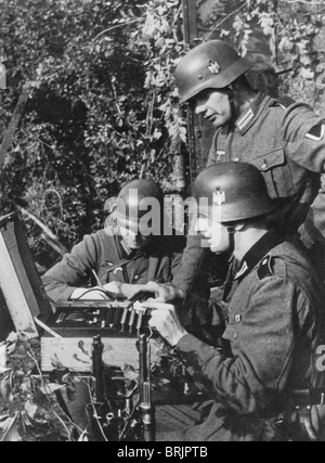 La machine Enigma utilisée par l'Allemagne PENDANT LA SECONDE GUERRE MONDIALE L'armée Banque D'Images